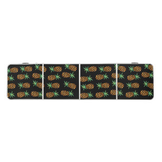 Tropical Island Pineapple Pattern Beer Pong Table