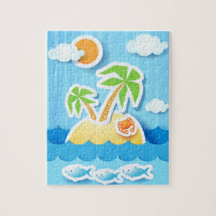 Tropical island, puzzle