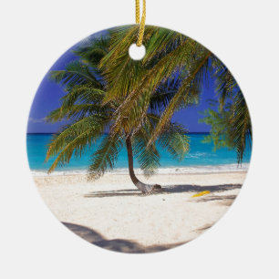 Tropical Island Seven Mile Grand Cayman Ceramic Ornament