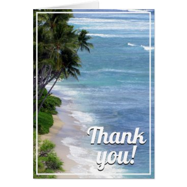 Tropical Island Thank You Card Tropical Island Thank You Card