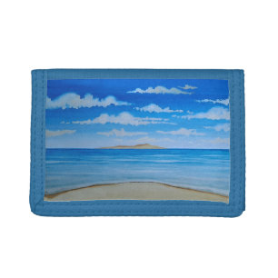 Tropical Island Tri-fold Wallet