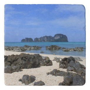 Tropical island trivet