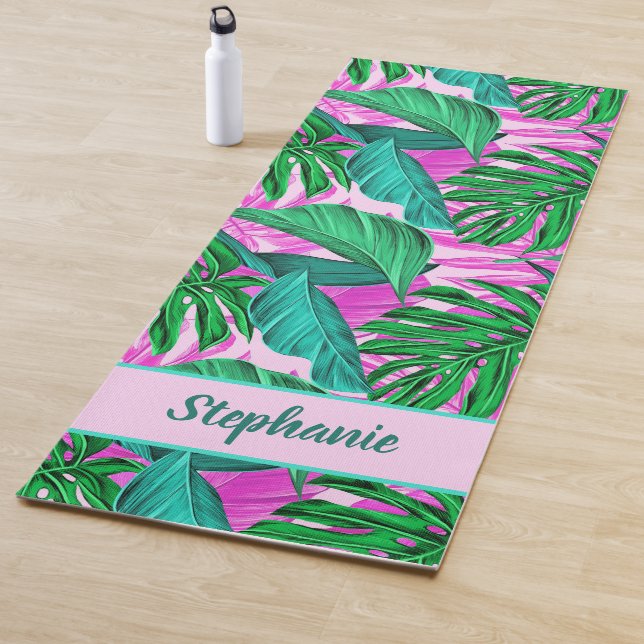Tropical Island Vibes | Personalized Yoga Mat (In Situ)