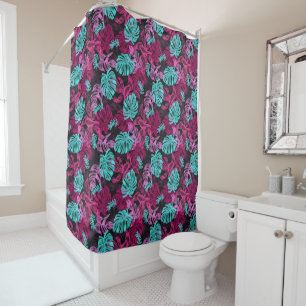 Tropical Island Vibes Shower Curtain