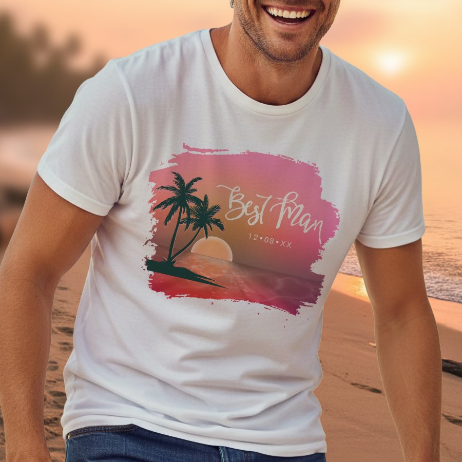 Tropical Isle Best Man Pink ID581 T-Shirt