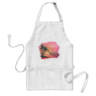Tropical Isle Father of the Bride Pink ID581 Adult Apron