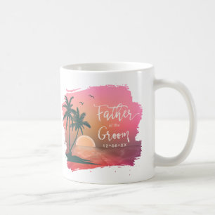 Tropical Isle Father of the Groom Pink ID581 Coffee Mug