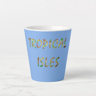 Tropical Isles- Brwn Latte Mug