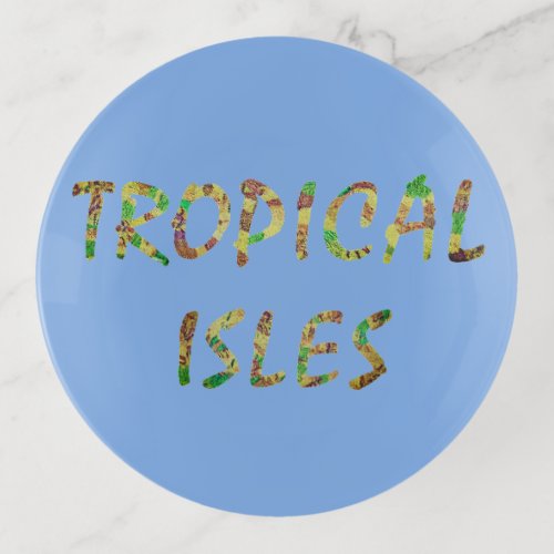Tropical Isles_ Brwn Trinket Tray