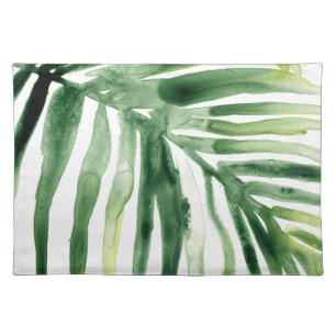 Tropical Jewel Leaf Cloth Placemat