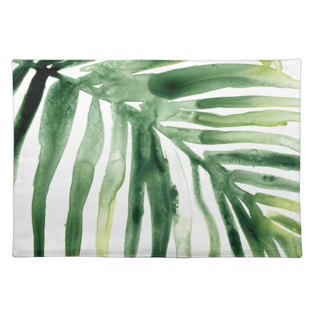 Tropical Jewel Leaf Cloth Placemat (Front)