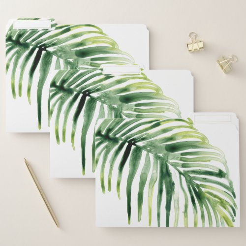 Tropical Jewel Leaf File Folder