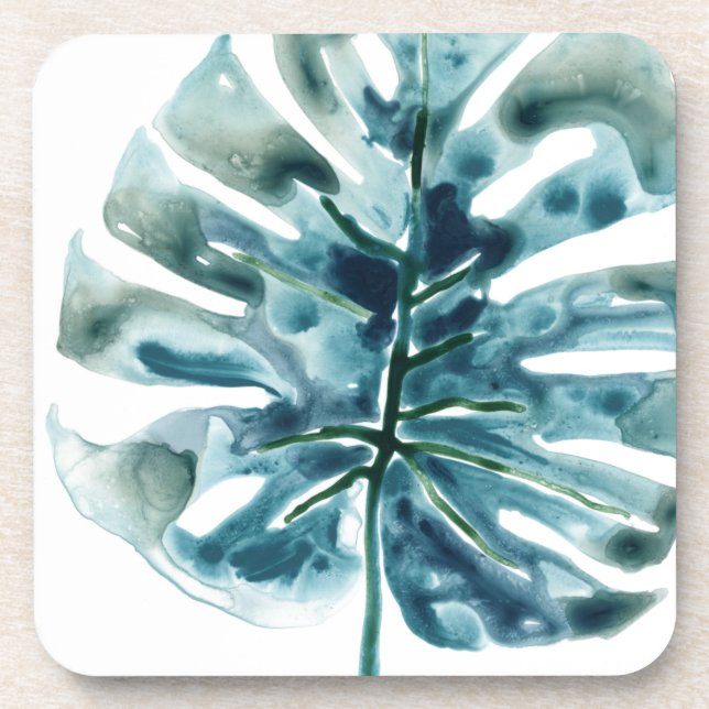 Tropical Jewel Palm Beverage Coaster (Front)