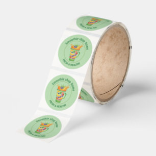 Tropical Juice Blend & Smoothie Juice shop Classic Round Sticker