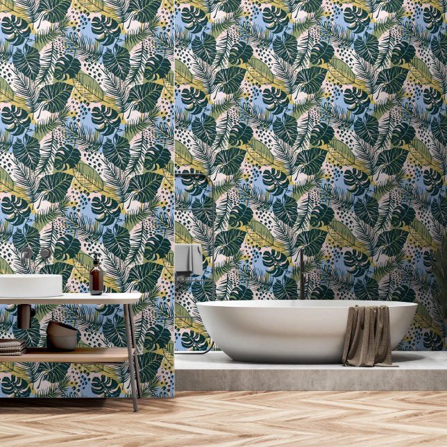 Tropical Jungle 2 Wallpaper (Bathroom)