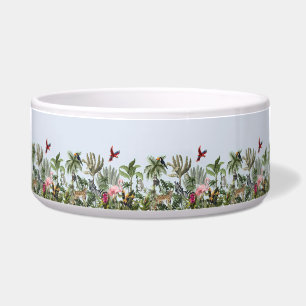Tropical Jungle Ceramic Canister - Wildlife Bowl