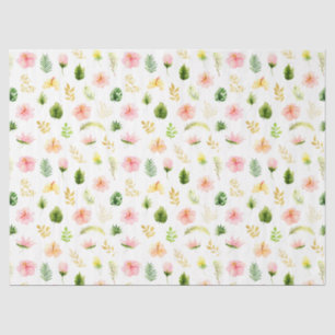 Tropical Jungle Floral Pattern Tissue Paper