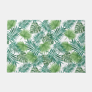 Tropical Jungle Leaves Doormat