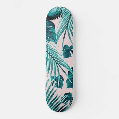 Tropical Jungle Leaves Dream 4 Skateboard