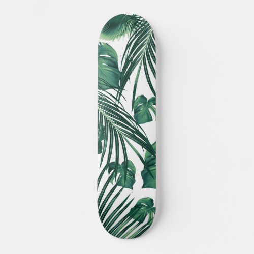 Tropical Jungle Leaves Dream 7 tropical Skateboard