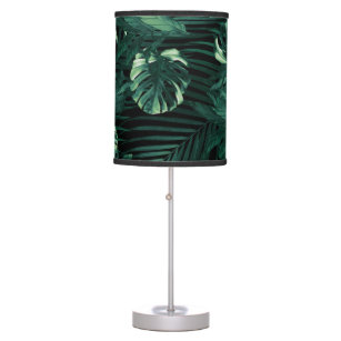 Tropical Jungle Leaves Night Siesta #1 #tropical  Table Lamp