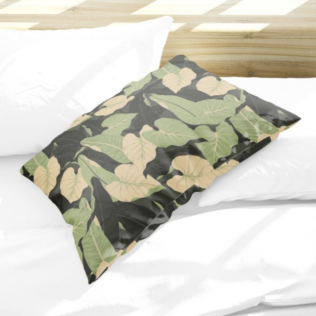 Tropical Jungle Leaves Pillow Case (Creator Uploaded)
