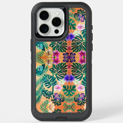 tropical jungle painting iPhone 15 pro max case