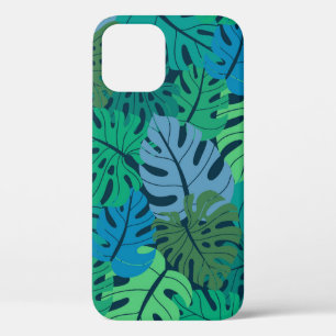 Tropical Jungle Palm Seamless Pattern iPhone 12 Case