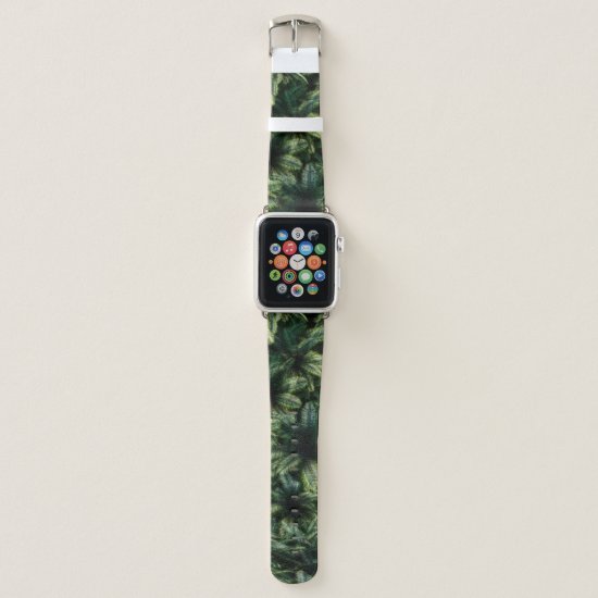 Tropical Jungle Pattern Apple Watch Band