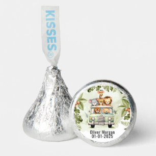 Tropical Jungle Safari Animals Boy Baby Shower Hershey®'s Kisses®