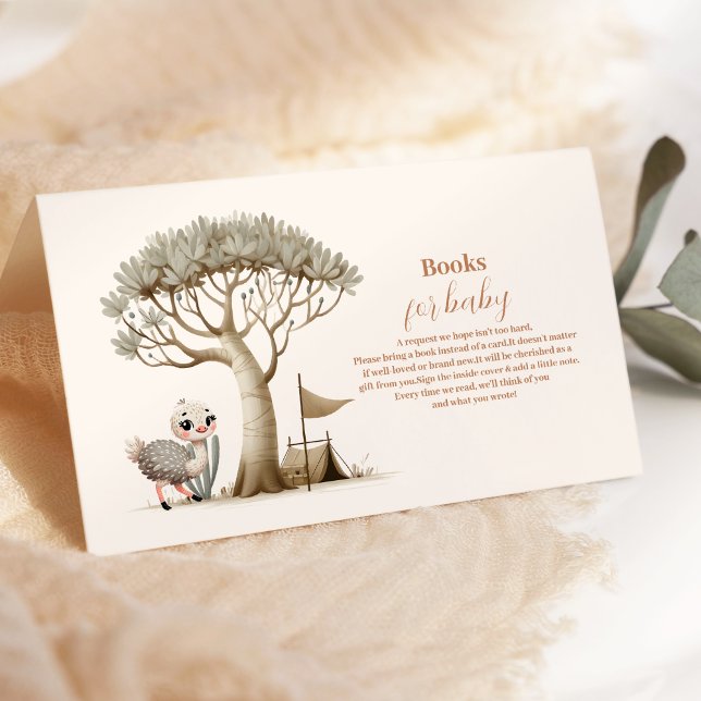 Tropical Jungle Safari Animals Boy  Books for Baby Enclosure Card (Creator Uploaded)