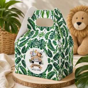 Tropical Jungle Safari Animals Party Favor Boxes