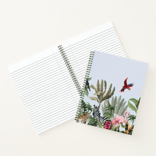 Tropical Jungle Wildlife Spiral Notebook