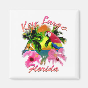 Tropical Key Largo Florida Keys Magnet