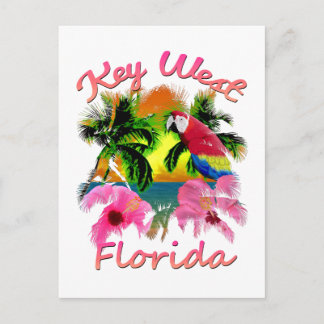 Tropical Key West Florida Keys Postcard