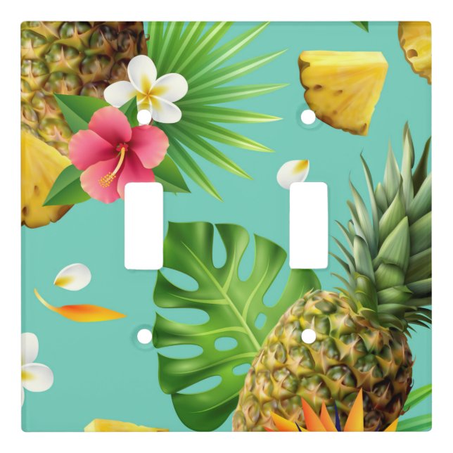Tropical Kitchen Light Switch Cover (Front)