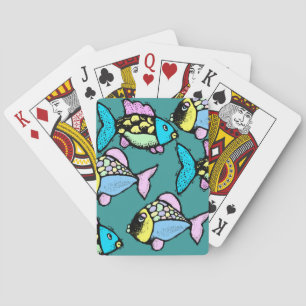 Tropical Koi Go Fish Festive & Fun Playing Cards