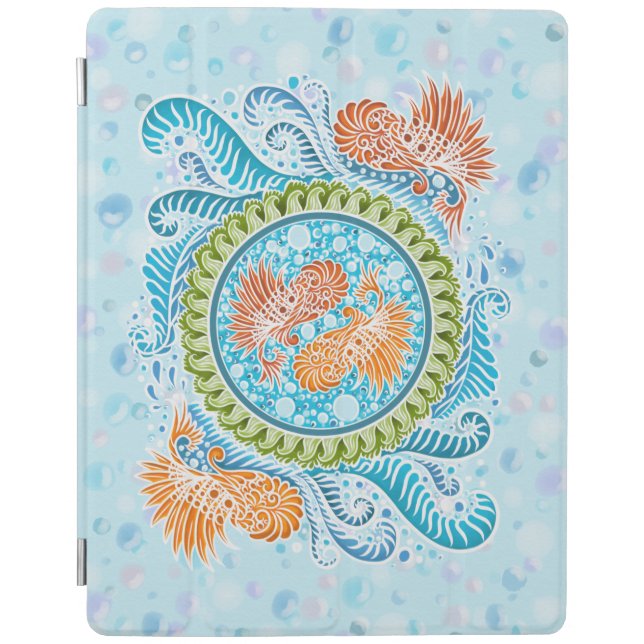 Tropical Koi Mandala  iPad Smart Cover (Front)