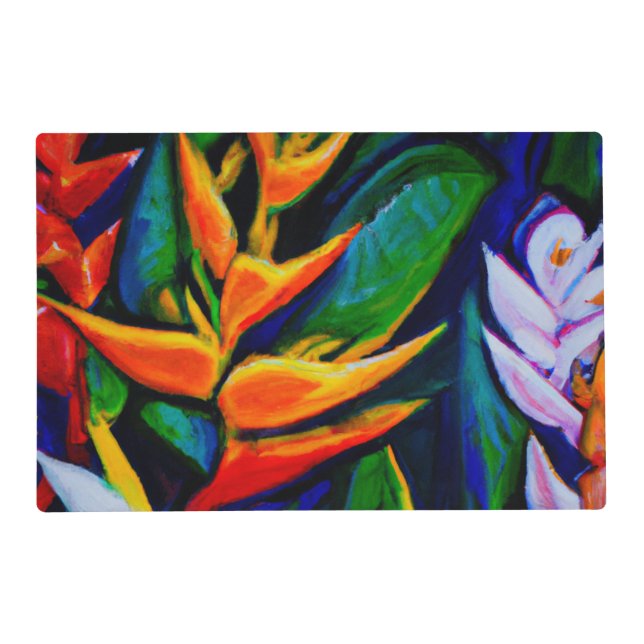 Tropical laminated placemat  (Front)