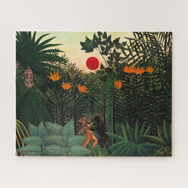 Tropical Landscape by Henri Rousseau Jigsaw Puzzle (Horizontal)