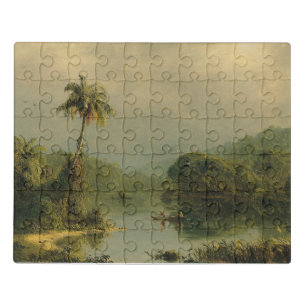 Tropical Landscape Frederic Edwin Church Jigsaw Puzzle