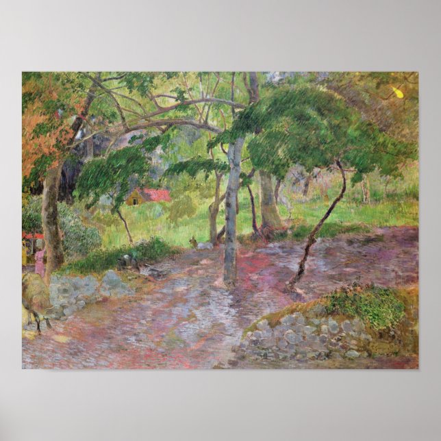 Tropical Landscape, Martinique, 1887 Poster (Front)