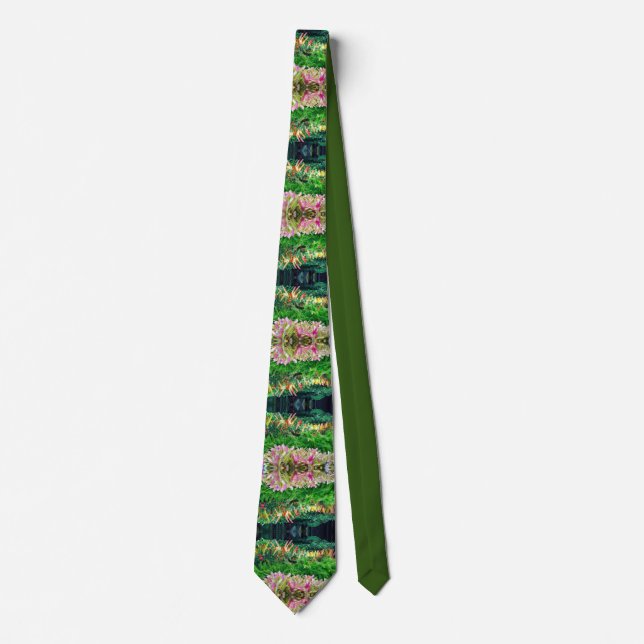 Tropical Landscape Neck Tie (Front)