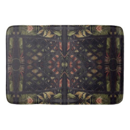 Tropical Latticework Bathroom Mat