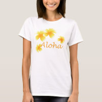 Tropical Laua Party Aloha Floral  Ladies T-shirt