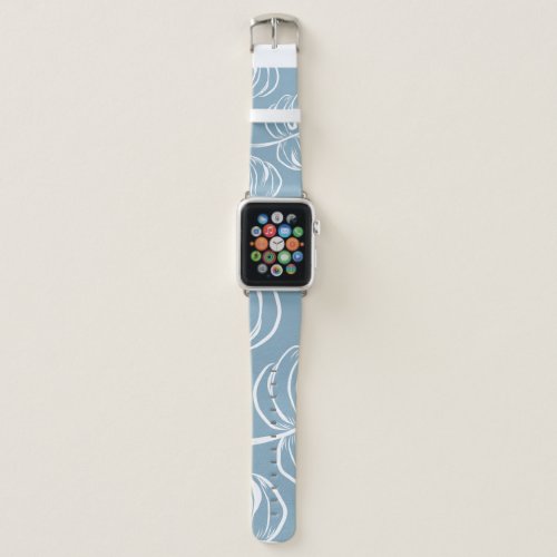 Tropical Leaf Abstract Seamless Greenery Apple Watch Band