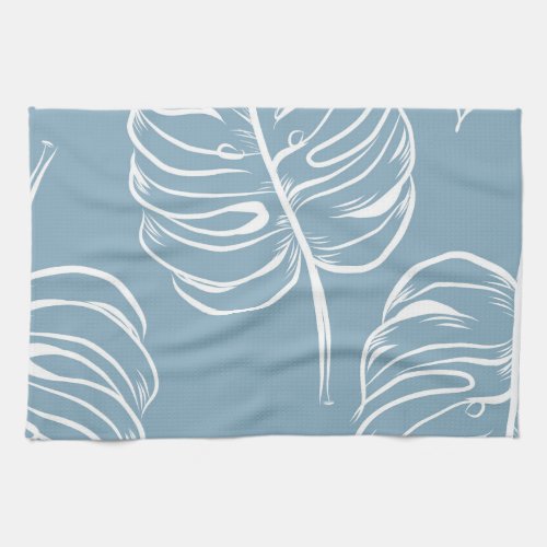 Tropical Leaf Abstract Seamless Greenery Kitchen Towel