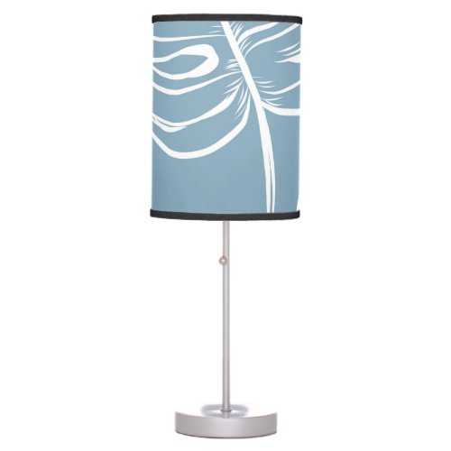 Tropical Leaf Abstract Seamless Greenery Table Lamp