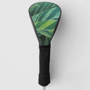 Tropical Leaf Close Up Photo Green Nature Golf Head Cover