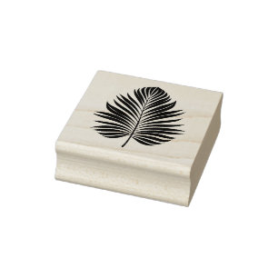 Tropical leaf, Nature Plant Garden Art Rubber Stamp